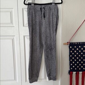 Lululemon Gray Patterned Jogger Pants